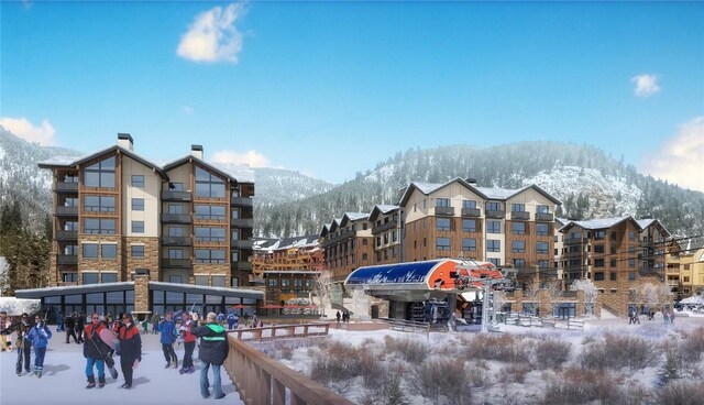 75 Hunki Dori Ct Unit E503, Keystone, CO 80435 - snow covered building with a mountain view