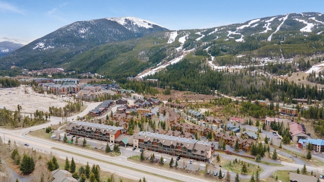 23110 US Highway 6 Unit 5074, Keystone, CO 80435 - aerial view of property's location with a mountain backdrop