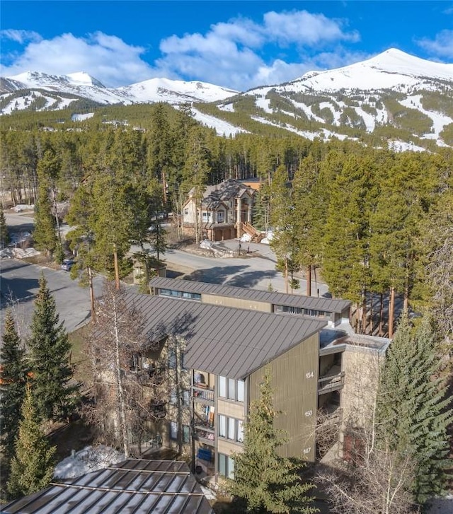 1179 Ski Hill Rd Unit 147, Breckenridge, CO 80424 - bird's eye view featuring a mountain view