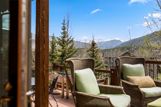 34 Snow Peak Ct, Dillon, CO 80435 - balcony with a mountain view