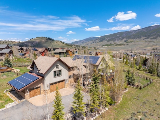 34 Snow Peak Ct, Dillon, CO 80435 - aerial perspective of suburban area with a mountainous background