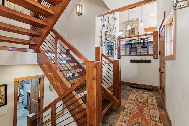 34 Snow Peak Ct, Dillon, CO 80435 - stairs with baseboards