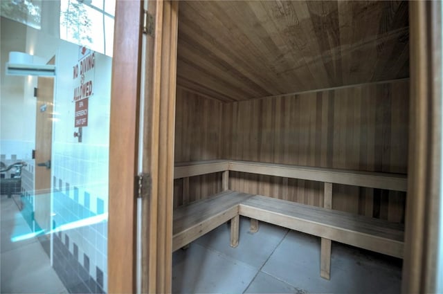 8500 Ryan Gulch Rd Unit G3, Silverthorne, CO 80498 - sauna / steam room with wooden ceiling
