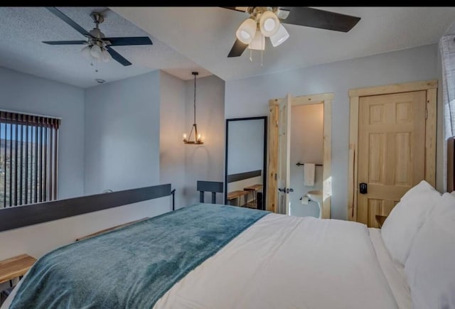 1945 Cornice Rd Unit 2312, Steamboat Springs, CO 80487 - bedroom featuring ceiling fan and a textured ceiling