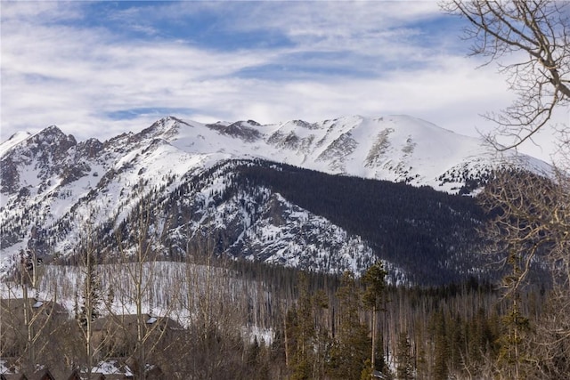 view of mountain feature