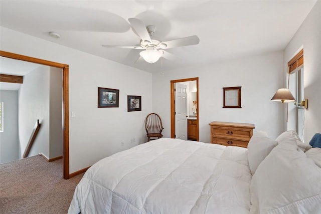 118 Lookout Ridge Dr Unit 118, Dillon, CO 80435 - bedroom featuring carpet flooring, multiple windows, and ceiling fan
