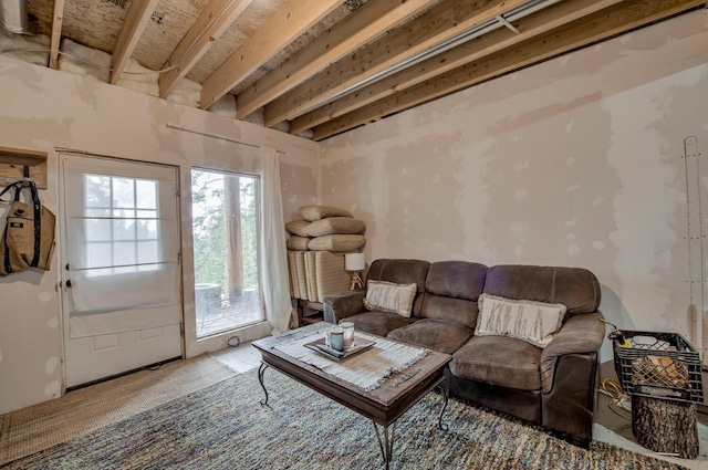 view of living area