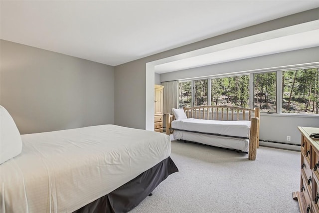 22097 Saints John Rd Unit 2537, Keystone, CO 80435 - bedroom featuring carpet flooring and baseboard heating