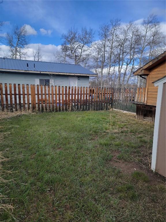 316 3rd St, Fairplay, CO 80440 - view of yard