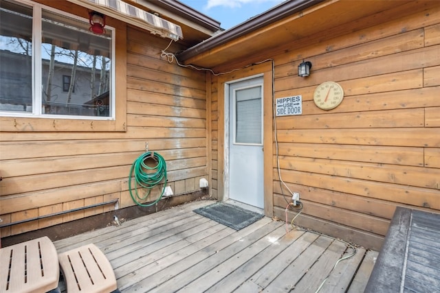 316 3rd St, Fairplay, CO 80440 - view of wooden deck