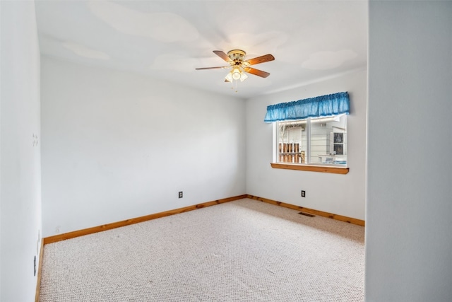 316 3rd St, Fairplay, CO 80440 - carpeted spare room with a ceiling fan and baseboards