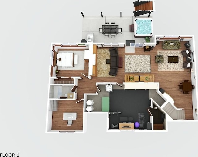 22755 Snowbird Trl, Oak Creek, CO 80467 - floor plan / room layout
