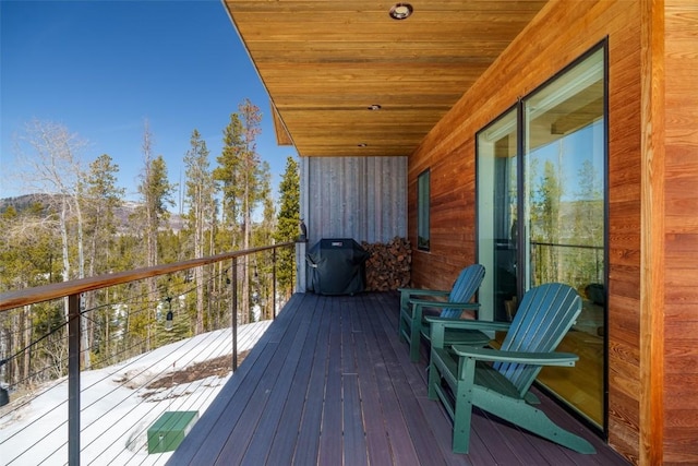 21185 County Road 16, Oak Creek, CO 80467 - view of wooden deck