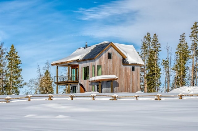 21185 County Road 16, Oak Creek, CO 80467 - view of snowy exterior