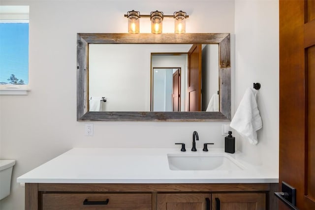 21185 County Road 16, Oak Creek, CO 80467 - bathroom with vanity and toilet