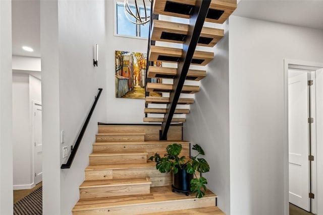 410 River Rd, Steamboat Springs, CO 80487 - stairs with recessed lighting