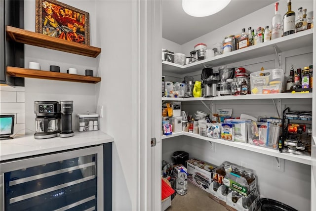 410 River Rd, Steamboat Springs, CO 80487 - storage area featuring wine cooler