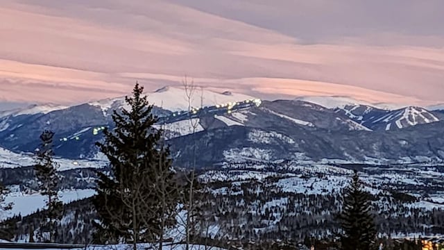 view of mountain feature