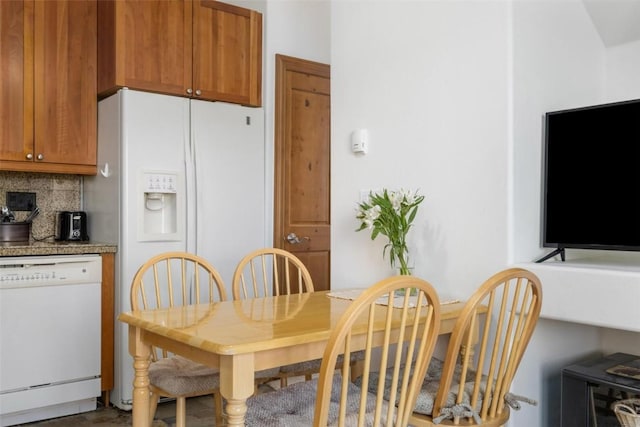 view of dining area