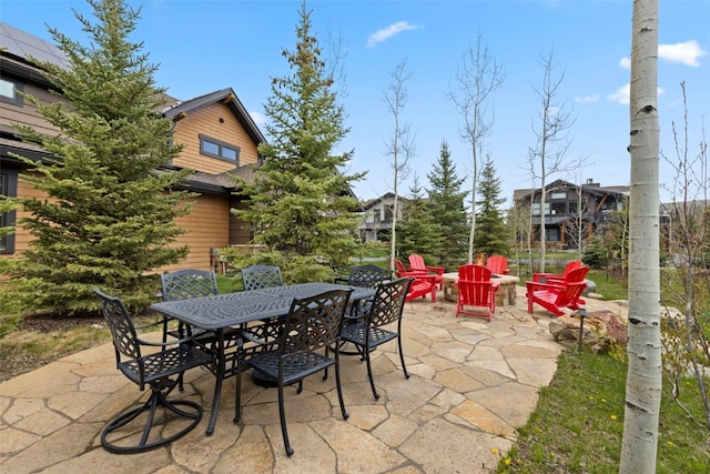 77 Red Quill Ln, Breckenridge, CO 80424 - view of patio featuring outdoor dining area