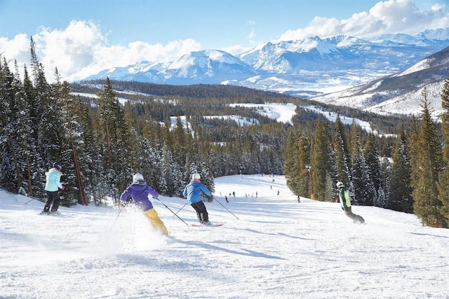 75 Hunki Dori Ct Unit E107, Keystone, CO 80435 - view of mountain background with a heavily wooded area