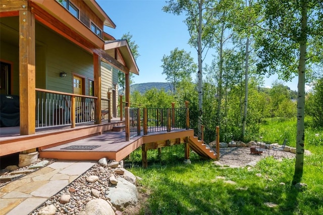 31020 Fallen Falcon Trl, Oak Creek, CO 80467 - view of front of property featuring a garage and a deck