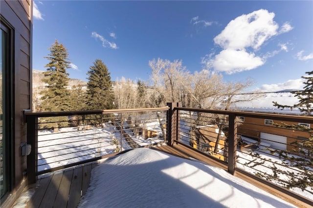 1030 Blue River Pkwy Unit A-302, Silverthorne, CO 80498 - view of snow covered deck