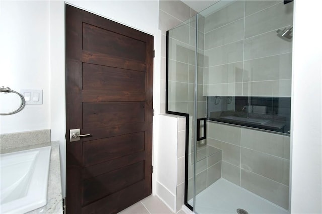 1030 Blue River Pkwy Unit A-302, Silverthorne, CO 80498 - bathroom featuring a shower stall