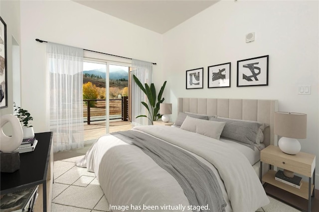 1030 Blue River Pkwy Unit A-302, Silverthorne, CO 80498 - carpeted bedroom featuring access to exterior