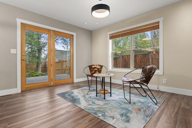 27401 Brandon Cir, Steamboat Springs, CO 80487 - living area with baseboards and wood finished floors