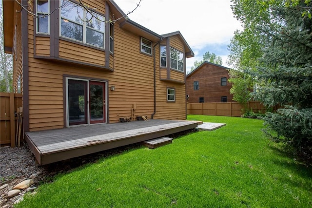 27401 Brandon Cir, Steamboat Springs, CO 80487 - rear view of property featuring a wooden deck