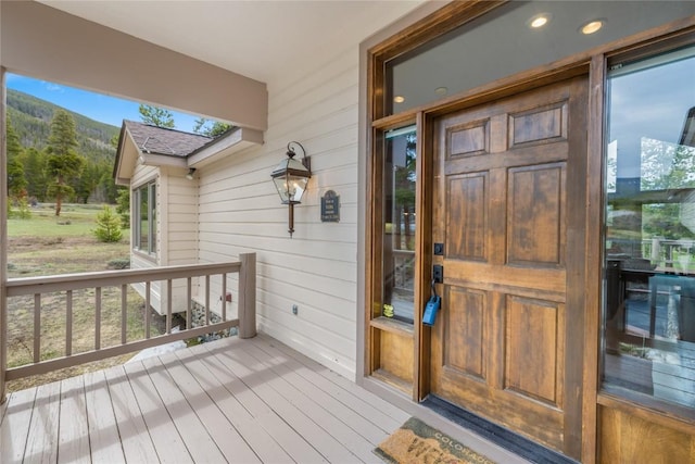 50 Lichen Ln, Keystone, CO 80435 - property entrance featuring a mountain view
