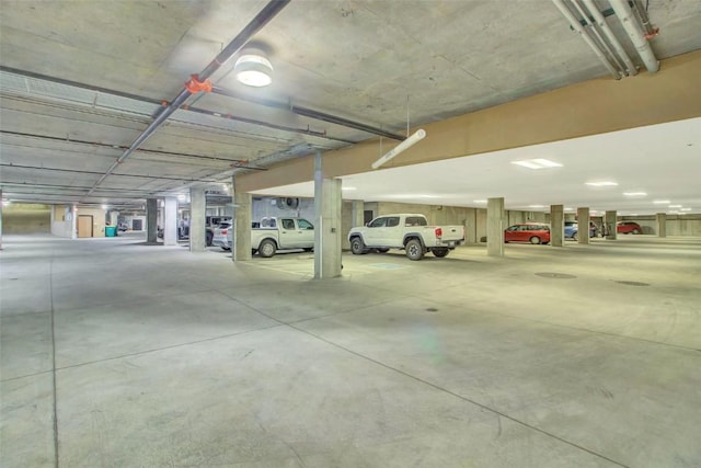 view of parking deck