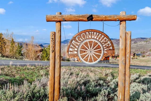 23800 County Road 16 Unit 204, Oak Creek, CO 80467 - community sign featuring a mountain view