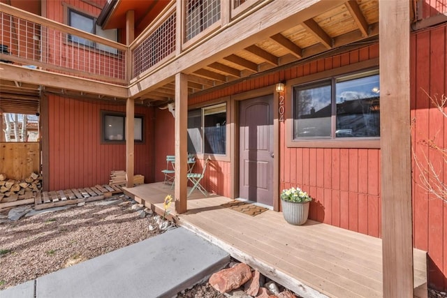 23800 County Road 16 Unit 204, Oak Creek, CO 80467 - property entrance featuring a balcony