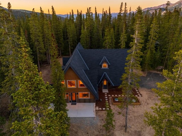 297 Robertson Ln, Breckenridge, CO 80424 - aerial view of property and surrounding area with a mountainous background