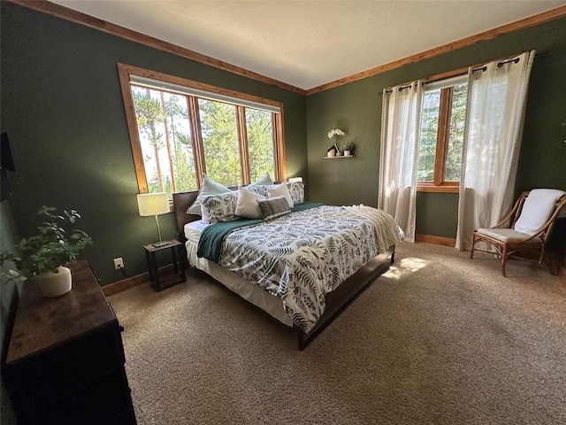 368 Black Hawk Cir, Silverthorne, CO 80498 - bedroom with carpet and crown molding
