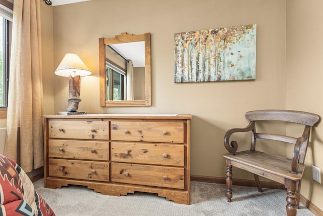 1720 Ranch Rd Unit 301, Steamboat Springs, CO 80487 - sitting room featuring carpet floors and baseboards