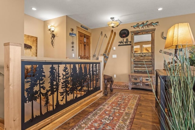 1720 Ranch Rd Unit 301, Steamboat Springs, CO 80487 - hallway with wood finished floors and recessed lighting