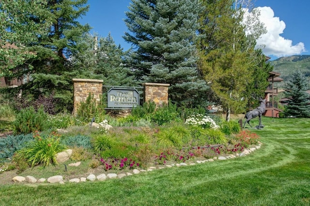 1720 Ranch Rd Unit 301, Steamboat Springs, CO 80487 - community sign featuring a lawn