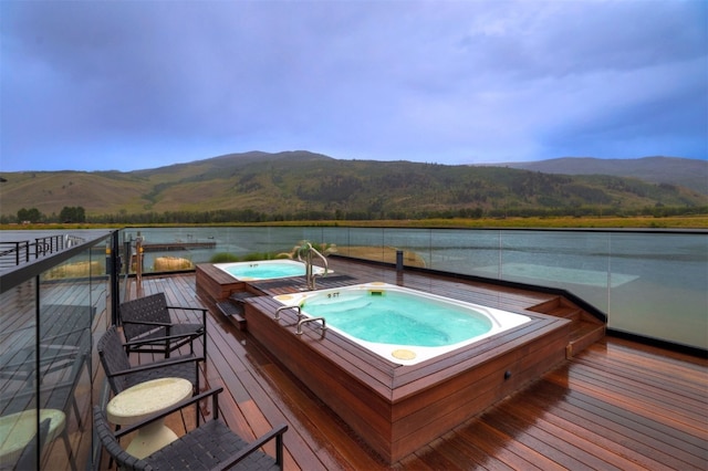 53 Hargrove Way, Silverthorne, CO 80498 - wooden deck with a mountain view