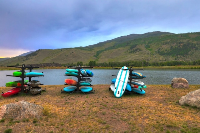 53 Hargrove Way, Silverthorne, CO 80498 - water view with a mountainous background