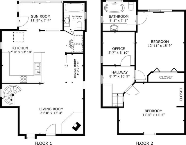 211 W Oak St, Oak Creek, CO 80467 - view of floor plan / room layout