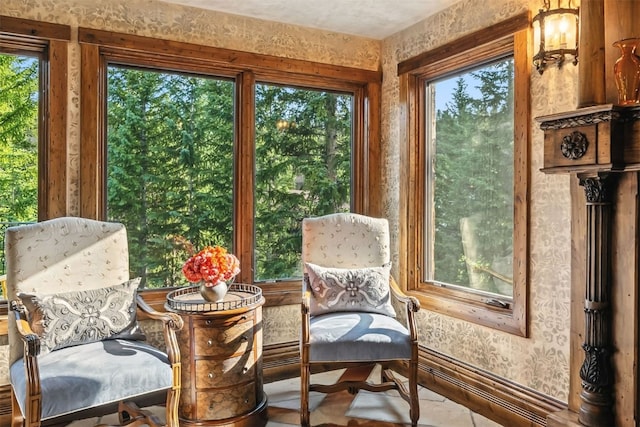 165 River Park Dr, Breckenridge, CO 80424 - sunroom featuring wallpapered walls