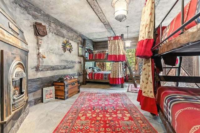 165 River Park Dr, Breckenridge, CO 80424 - bedroom with concrete floors