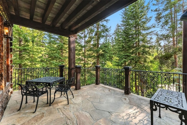 165 River Park Dr, Breckenridge, CO 80424 - view of patio / terrace featuring outdoor dining space