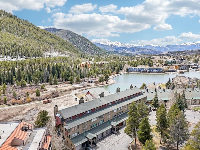 22320 US Highway 6 Unit 1762, Keystone, CO 80435 - drone / aerial view of a water and mountain view