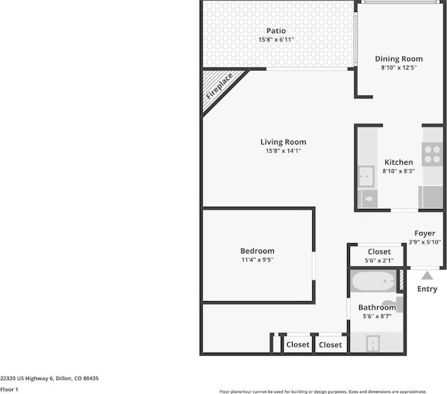 22320 US Highway 6 Unit 1762, Keystone, CO 80435 - room layout