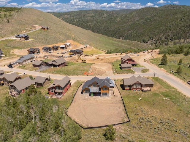 385 Lone Eagle Dr, Granby, CO 80446 - aerial overview of property's location with a mountainous background