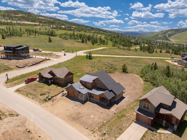 385 Lone Eagle Dr, Granby, CO 80446 - aerial view of property and surrounding area with mountains
